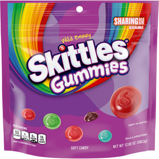 SKITTLES GUMMIES WILD BERRY