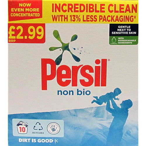 Persil Washing Powder Non Bio 10 washes  (10Wash × 7 × 1)