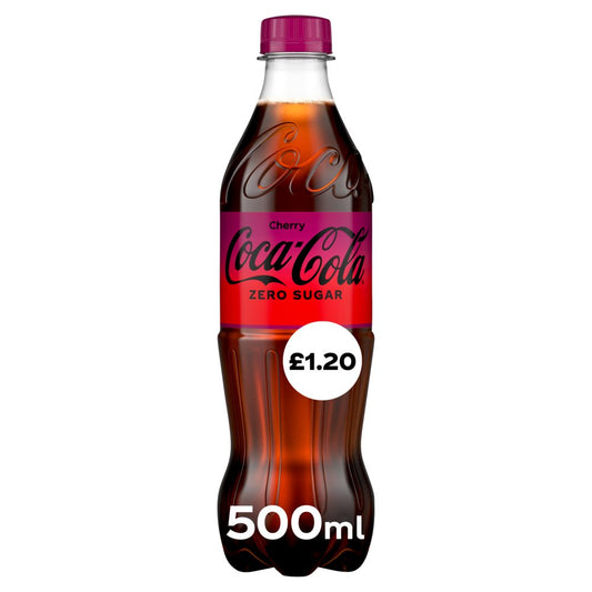 Coca-Cola Zero Sugar Cherry  PM £1.20 (500ml × 12 × 1)