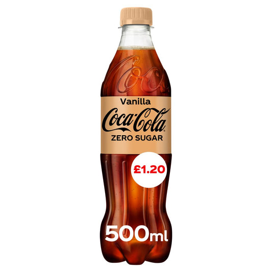 Coca-Cola Zero Sugar Vanilla  PM £1.20 (500ml × 12 × 1)