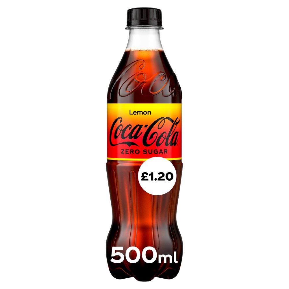 Coca-Cola Zero Sugar Lemon  PM £1.20 (500ml × 12 × 1)