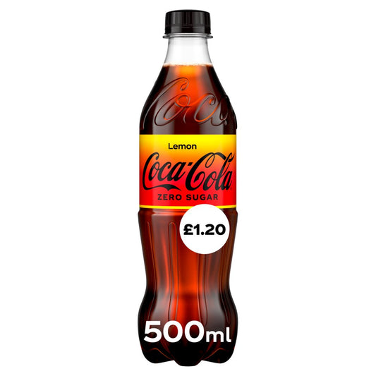 Coca-Cola Zero Sugar Lemon  PM £1.20 (500ml × 12 × 1)