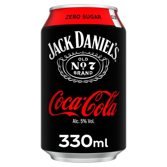 Jack Daniel's and Coca-Cola Zero 330ml PM £2.39 (330ml × 12 × 1)