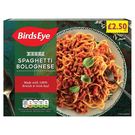 Birds Eye Beef Spaghetti Bolognese (340g × 6)