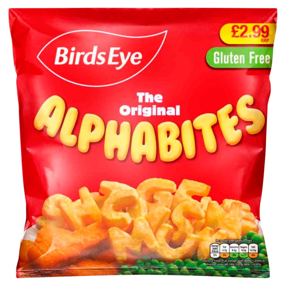 Birds Eye The Original Alphabites (456g × 12)