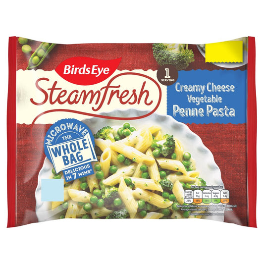 Birds Eye Steamfresh Creamy Cheese Vegetable Penne Pasta (350g × 8)