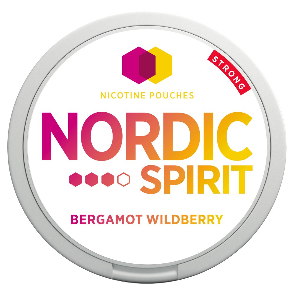 Nordic Spirit Bergamot Wildberry Strong Nicotine Pouches (9Mg × 5 × 1)