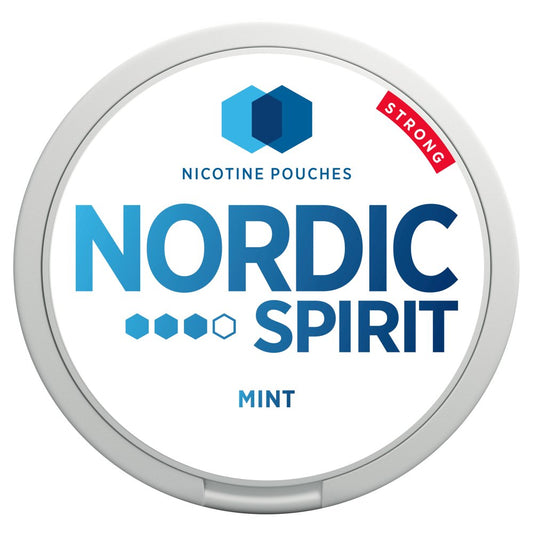 Nordic Spirit Mint Strong Nicotine Pouches (9Mg × 5 × 1)