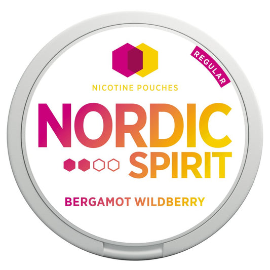 Nordic Spirit Bergamot Wildberry Regular Nicotine Pouches (6Mg × 5 × 1)