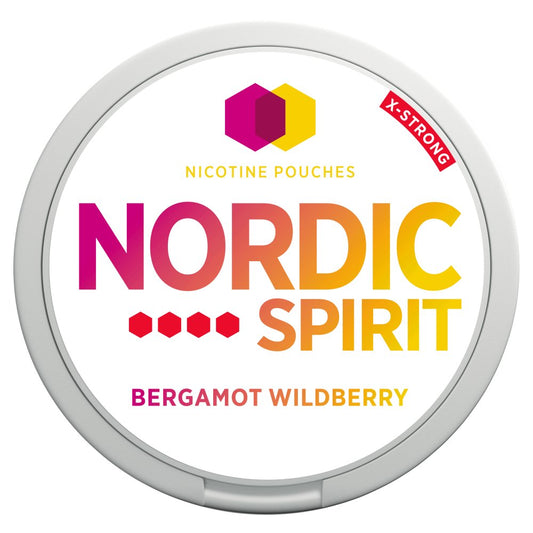 Nordic Spirit Bergamot Wildberry Extra Strong Nicotine Pouches (G20s × 5 × 1)