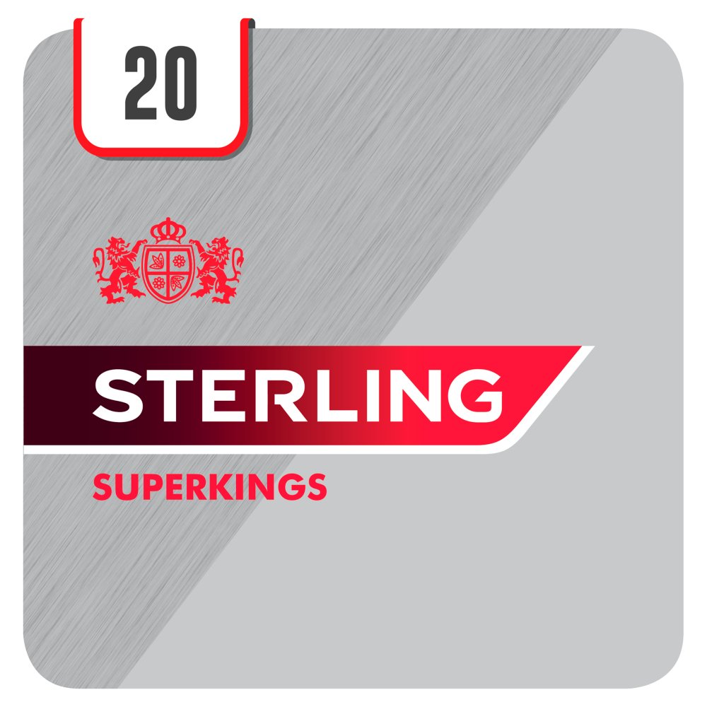 Sterling Superkings Cigarettes (20s × 10 × 1)