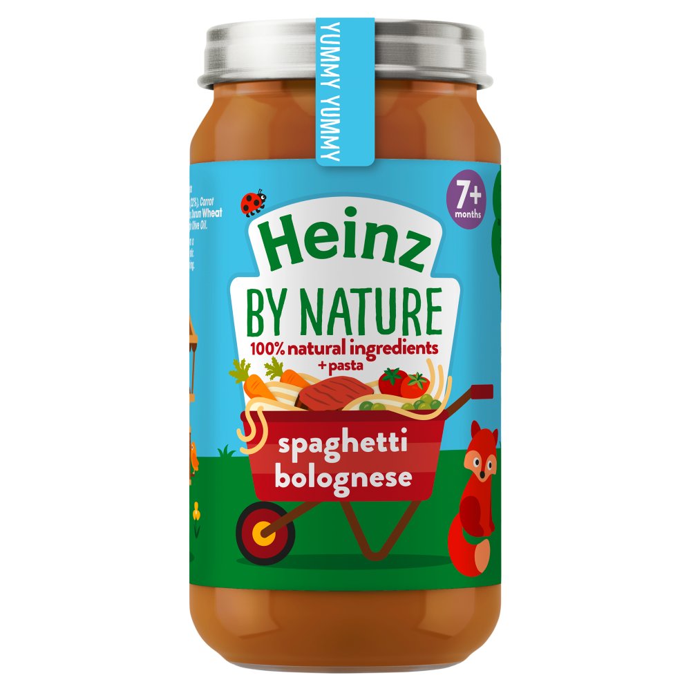 Heinz By Nature Spaghetti Bolognese Baby Food Jar 7+ Months (200g × 6 × 1)