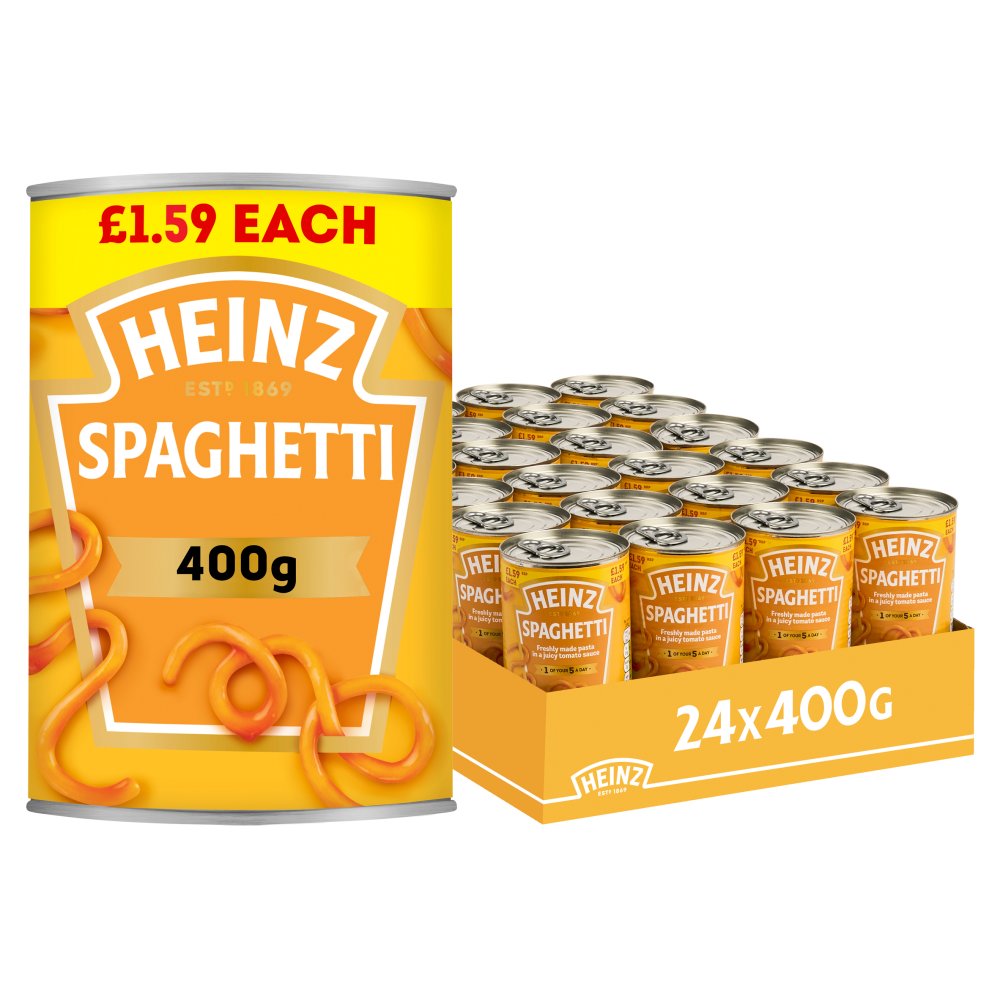 Heinz Tinned Spaghetti PMP (400g × 24 × 1)