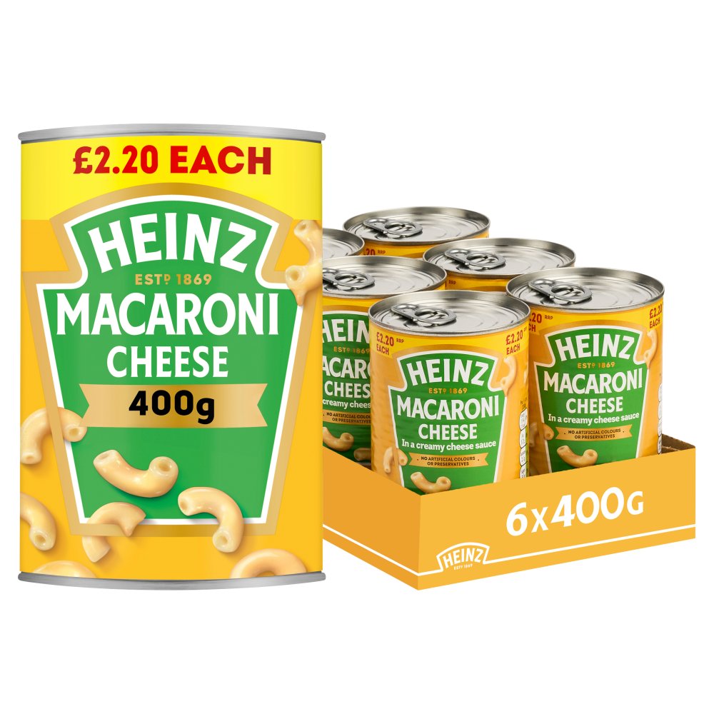 Heinz Macaroni Cheese PMP (400g × 6 × 1)