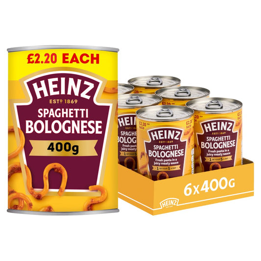 Heinz Spaghetti Bolognese PMP (400g × 6 × 1)