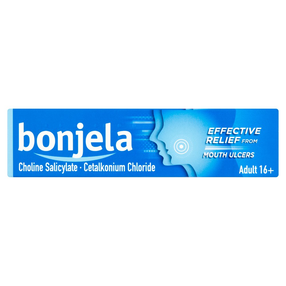 Bonjela Adult Ulcer Sugar Free Gel, 15g (15g × 12 × 1)