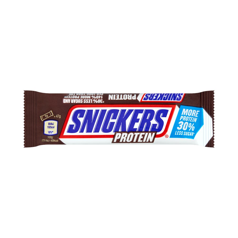 Snickers Protein Chocolate Bar (47g × 18 × 1)