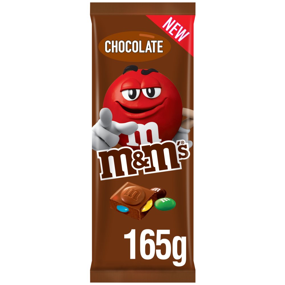 M&M's Milk Chocolate Block Sharing Bar (150g × 16 × 1)