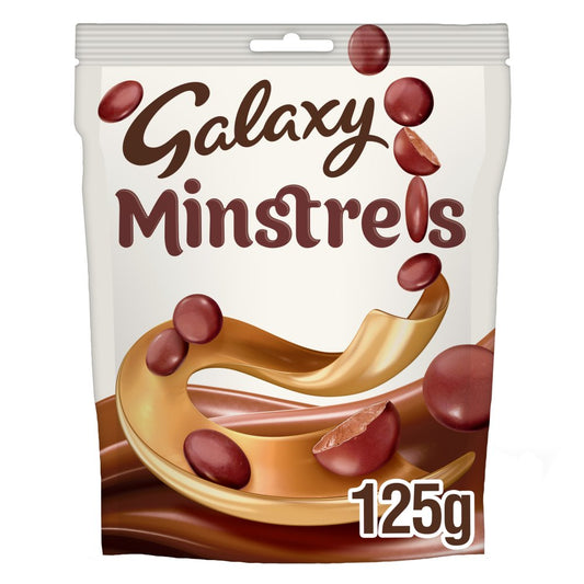 Galaxy Minstrels Milk Chocolate Buttons Pouch Bag (125g × 15 × 1)