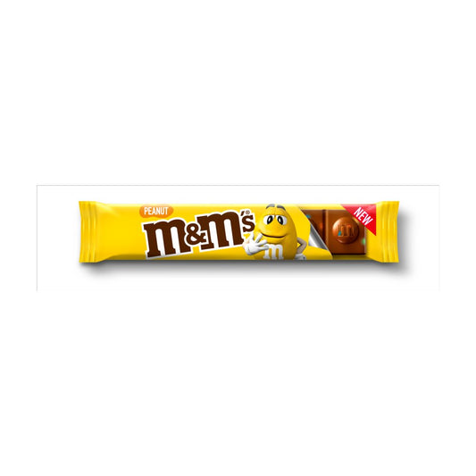 M&M's Peanut Chocolate Bar (34g × 24 × 1)