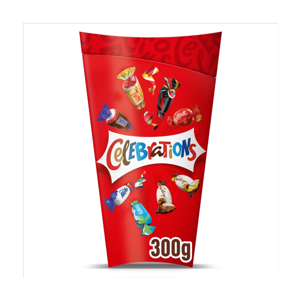 Celebrations Milk Chocolate Selection Box of Mini Chocolate & Biscuit Bars (Lge × 9)