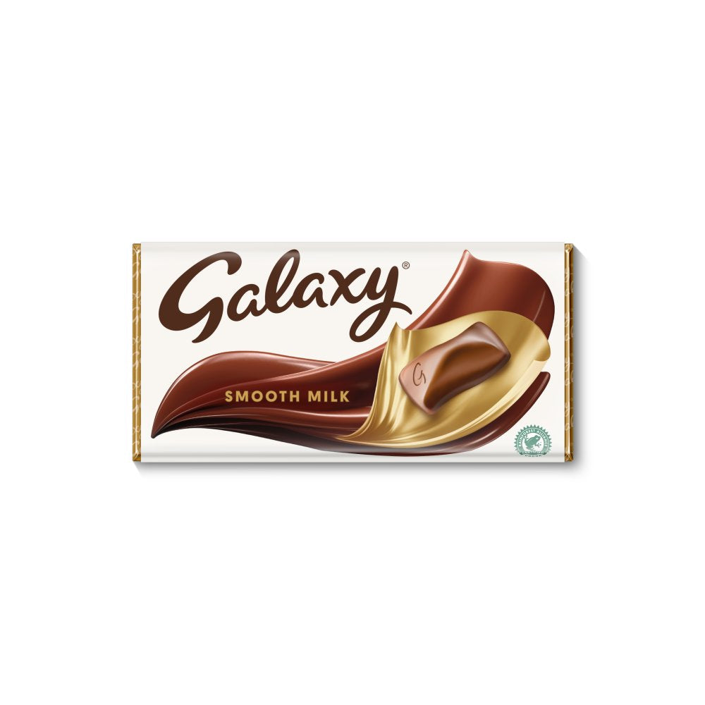 Galaxy Smooth Milk Chocolate Block Bar (100g × 24 × 1)