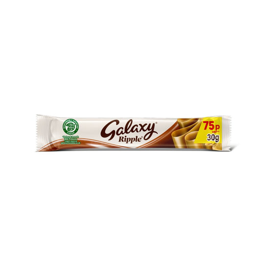 Galaxy Ripple Milk Chocolate Snack Bar £0.75 PMP (30g × 36 × 1)