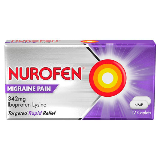 Nurofen Migraine Pain Caplets, Pack of 12 (12s × 6 × 1)