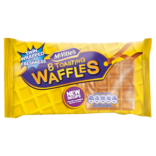 McVitie's Toasting Waffles Multipack (8pk × 10)