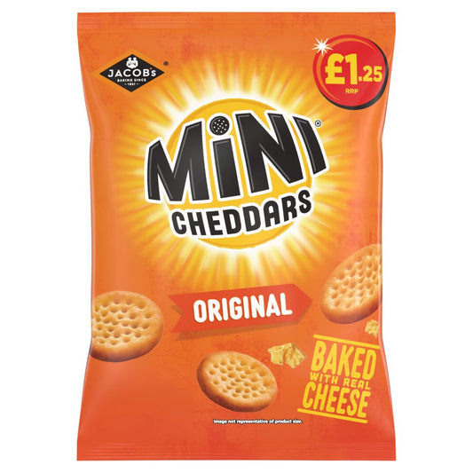 Jacob's Mini Cheddars Original (90g × 15 × 1)