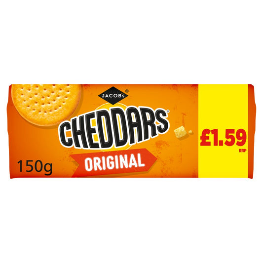 Jacob's Cheddars Original (150g × 12 × 1)