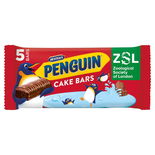 McVitie's Penguin Cake Bars Multipack (5pk × 12)