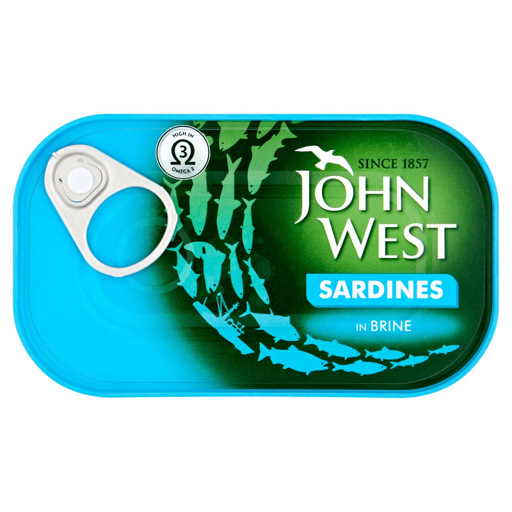 John West Sardines in Brine (120g × 12 × 1)