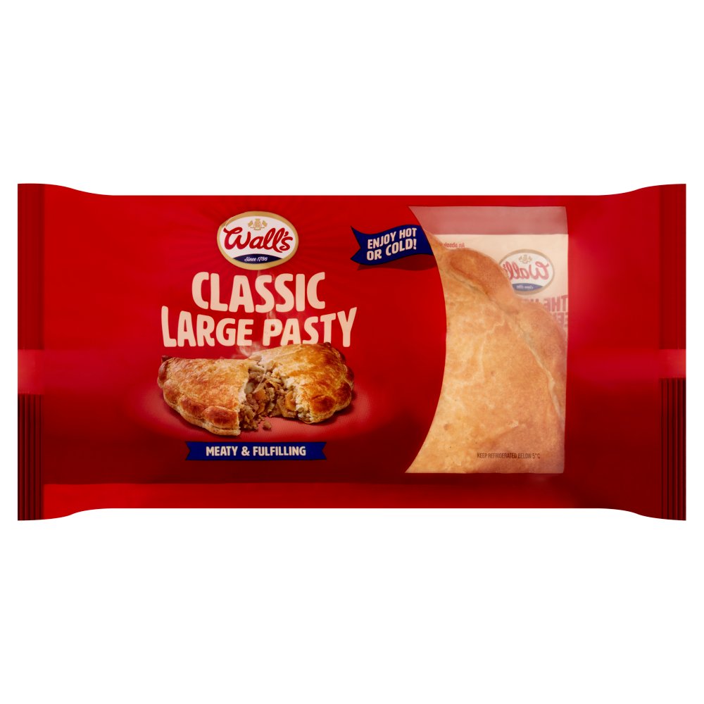 Wall's Classic Large Pasty (240g × 6)