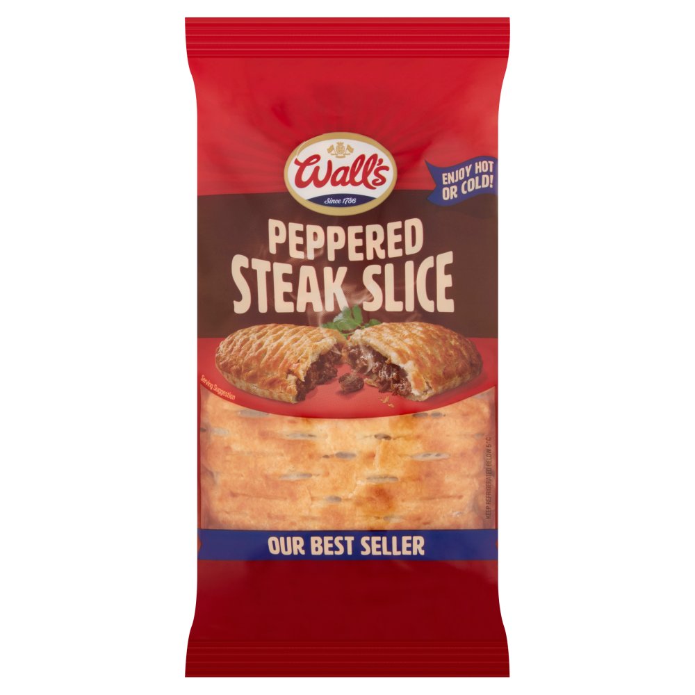 Wall's Peppered Steak Slice (180g × 6)