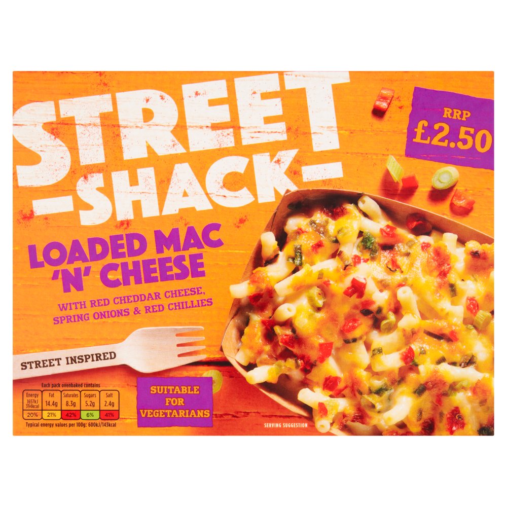 Street Shack Loaded Mac 'N' Cheese (300g × 8)