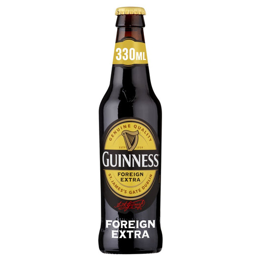 Guinness Foreign Extra Stout Beer 7.5% vol 330ml Bottle (330ml × 24 × 1)