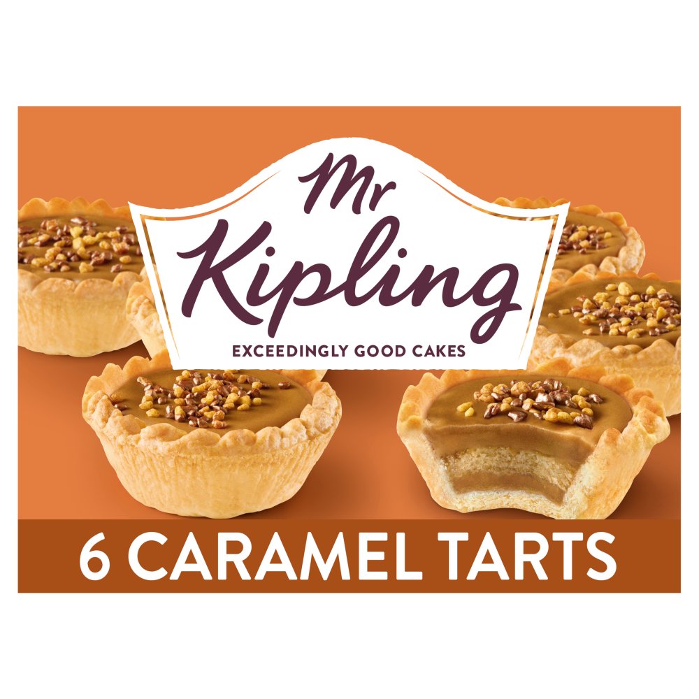 Mr Kipling 6 Caramel Tarts (6pk × 1)