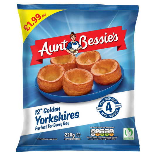 Aunt Bessie's Golden Yorkshires (220g × 12)