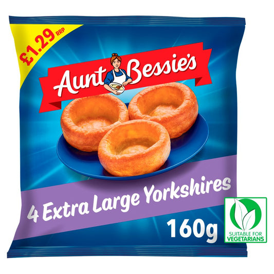 Aunt Bessie's Extra Large Yorkshires (160g × 10)