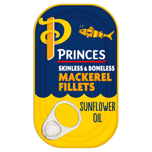 Princes Mackerel Fillets Sunflower Oil (125g × 10 × 1)