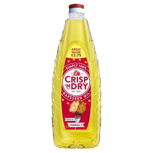 Crisp 'n Dry Rapeseed Oil  (1Ltr × 8 × 1)