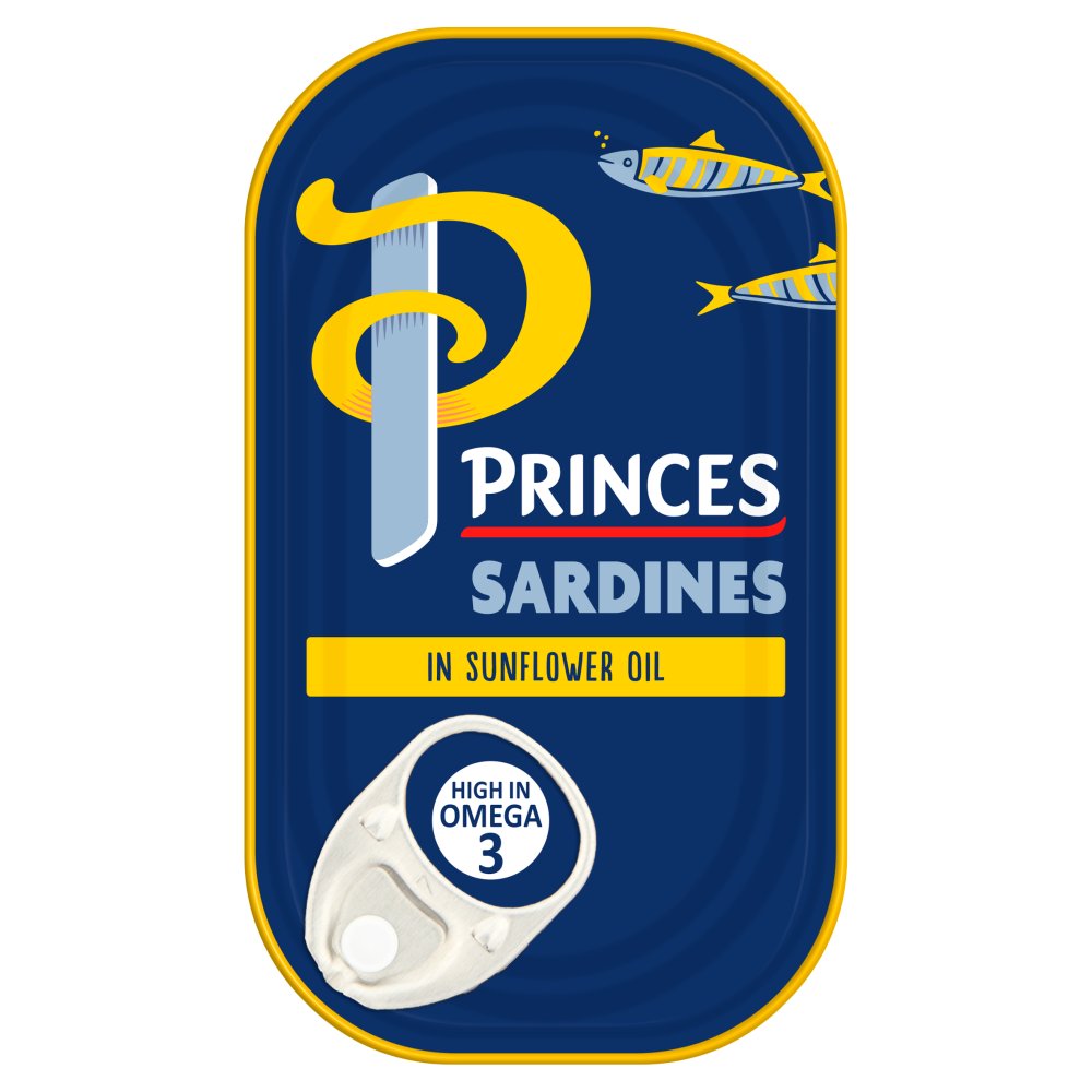 Princes Sardines in Sunflower Oil (120g × 10 × 1)