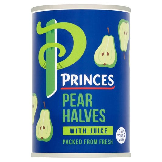 Princes Pear Halves with Juice (410g × 6 × 1)