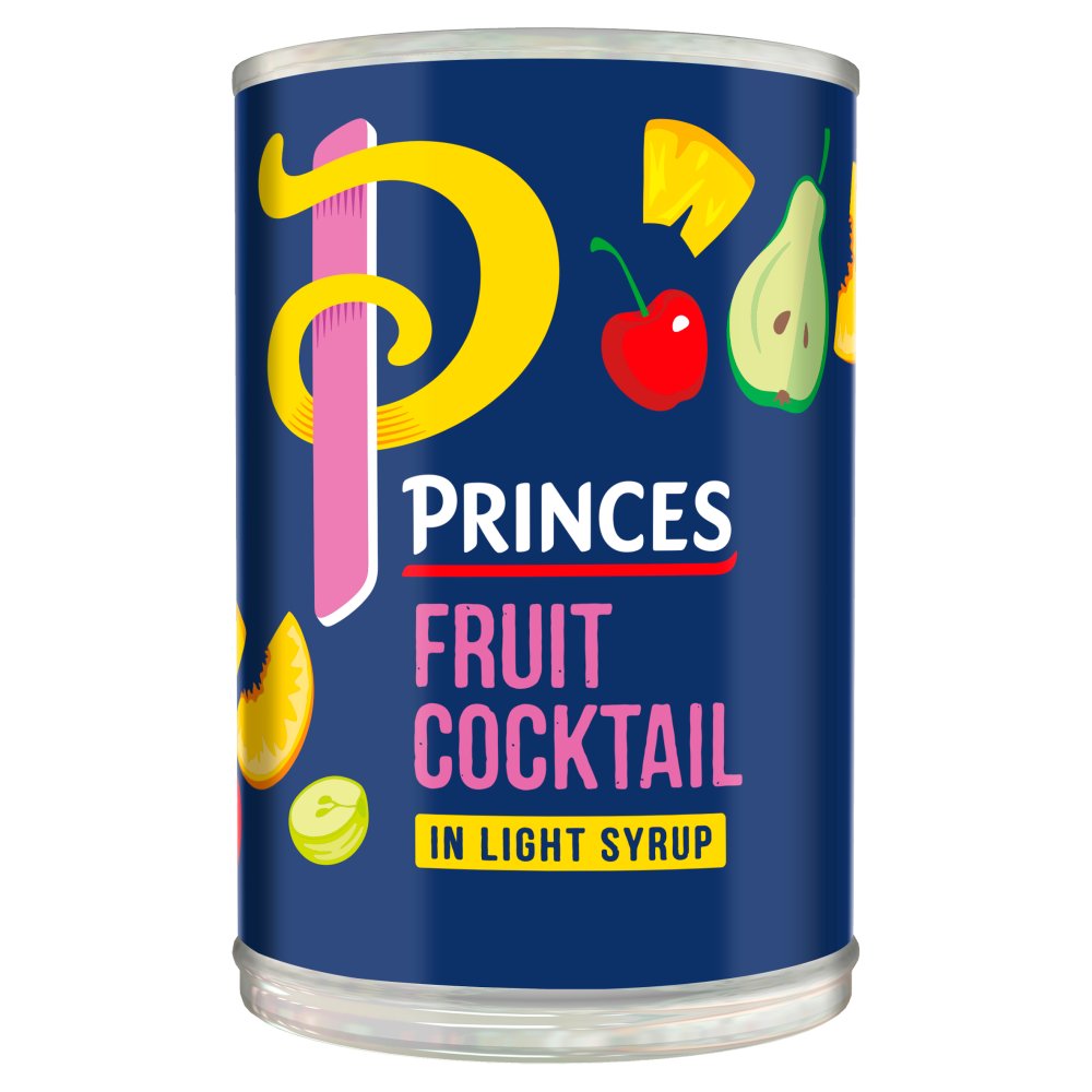 Princes Fruit Cocktail in Light Syrup (410g × 6 × 1)