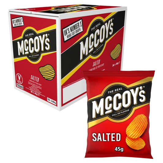 McCoy's Salted Grab Bag Crisps (45g × 26 × 1)