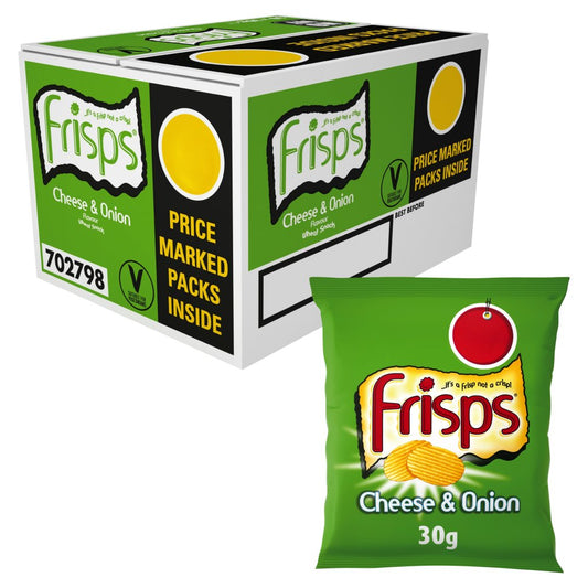 Frisps Cheese & Onion Crisps , 50p PMP (30g × 30 × 1)