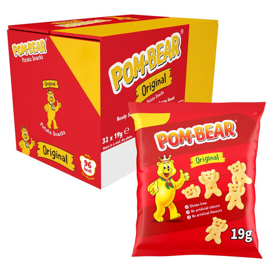 Pom-Bear Original Crisps , 65p PMP (19g × 32 × 1)