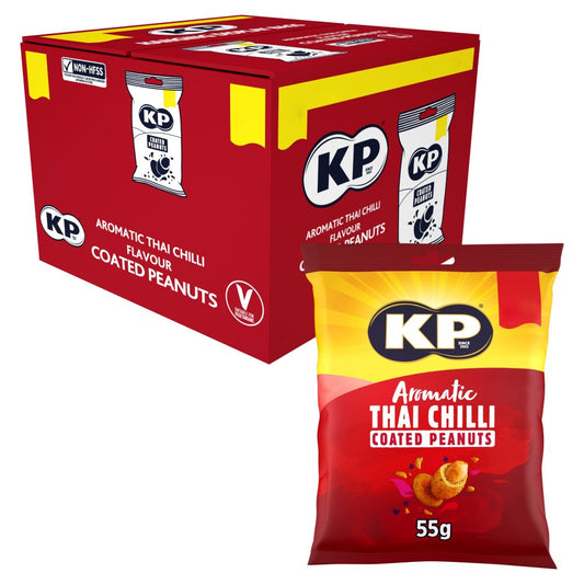 KP Aromatic Thai Chilli Coated Peanuts , £1.25 PMP (55g × 16 × 1)