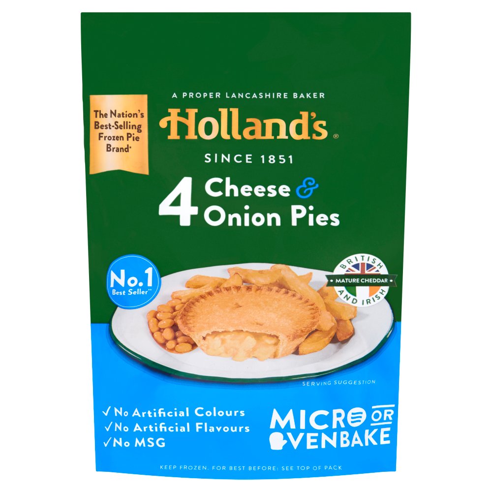 Holland's Cheese & Onion Pies (4s × 7)